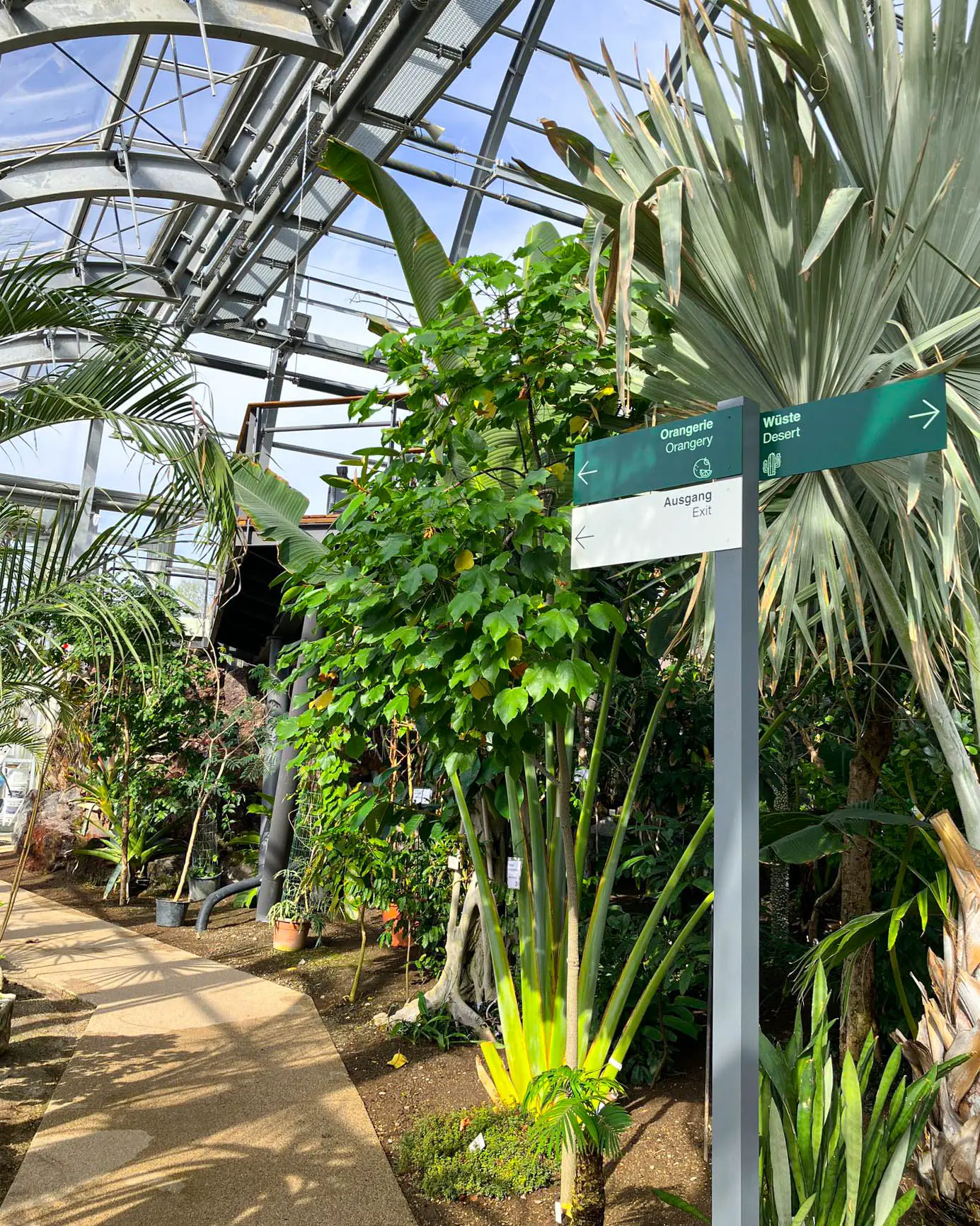 Signalétique sur mesure pour la serre en verre du Flora Park.webp